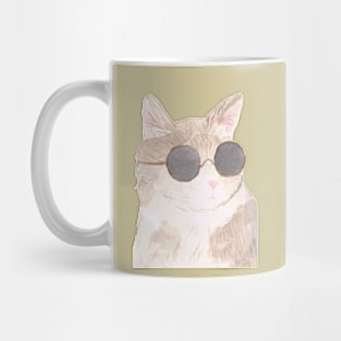 Sunglasses cat Mug